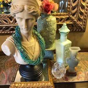 Faux Turquoise Costume Necklace